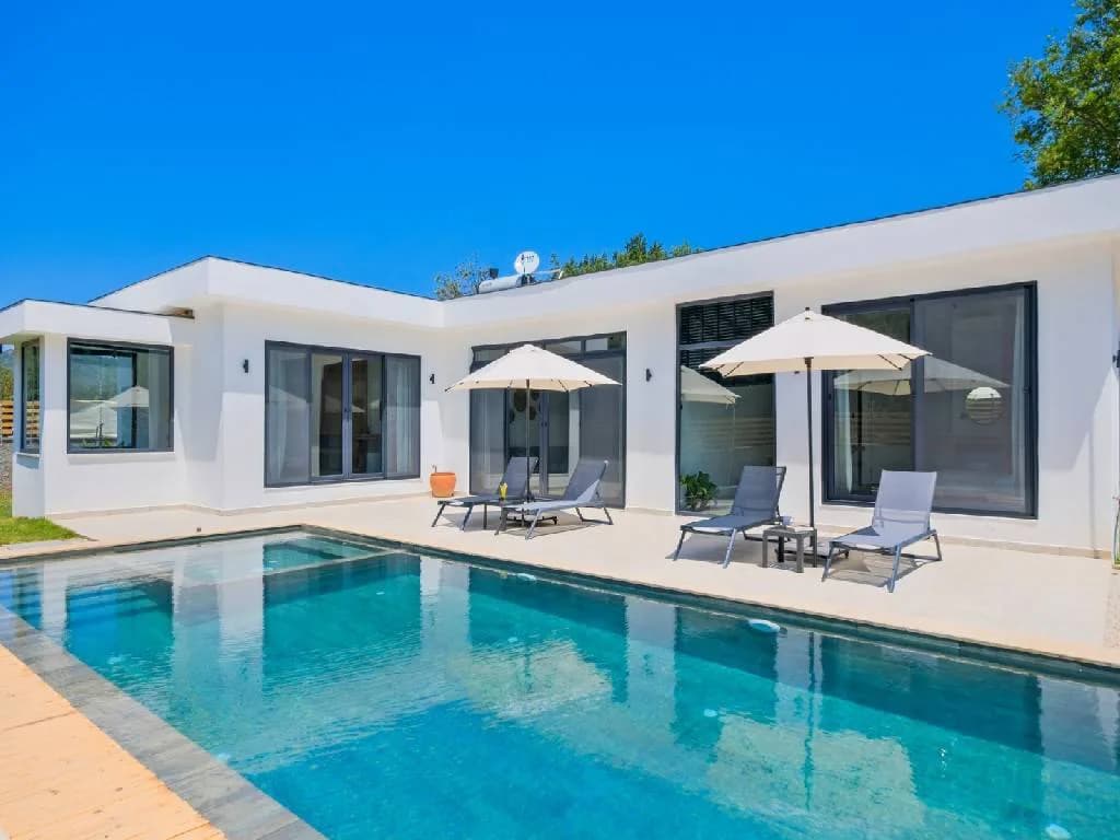 Fethiye Kayaköy'de Geniş Aileler İçin Uygun, Özel Havuzlu, Lüks Villa görsel 2