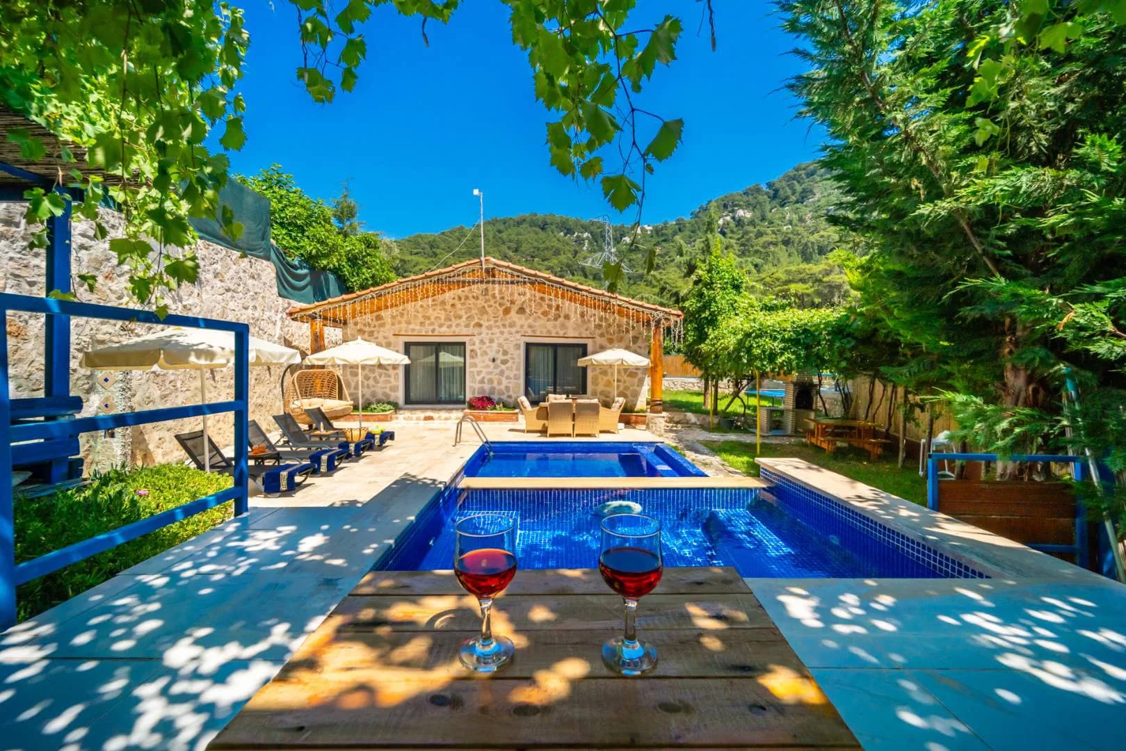 Kaş İslamlar'da Muhteşem Doğada, Özel Havuzlu, Bahçeli Villa görsel 1