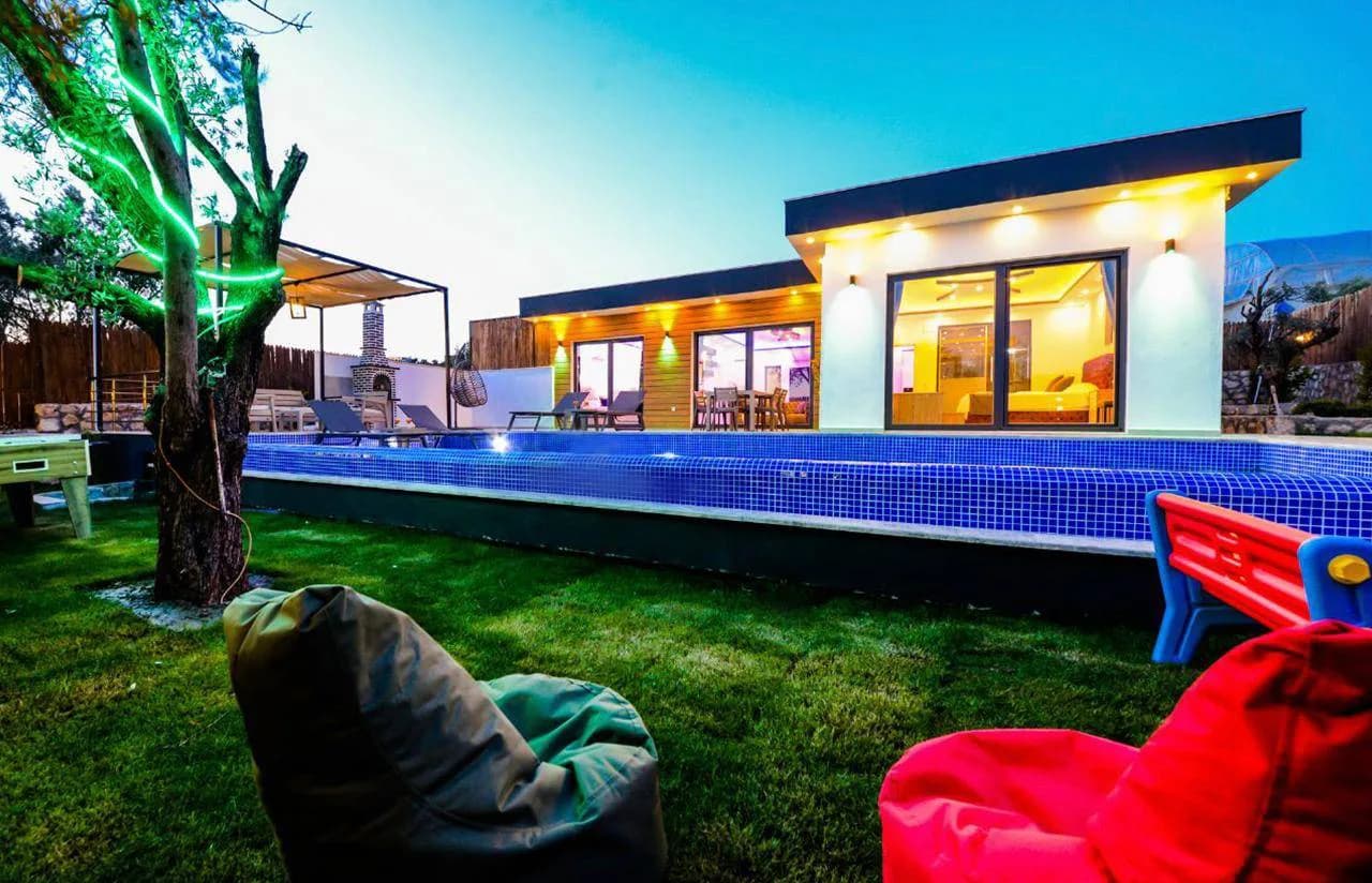 Kaş Çavdır'da Çocuk Oyun Alanlı, Özel Havuzlu, Korunaklı Villa görsel 3