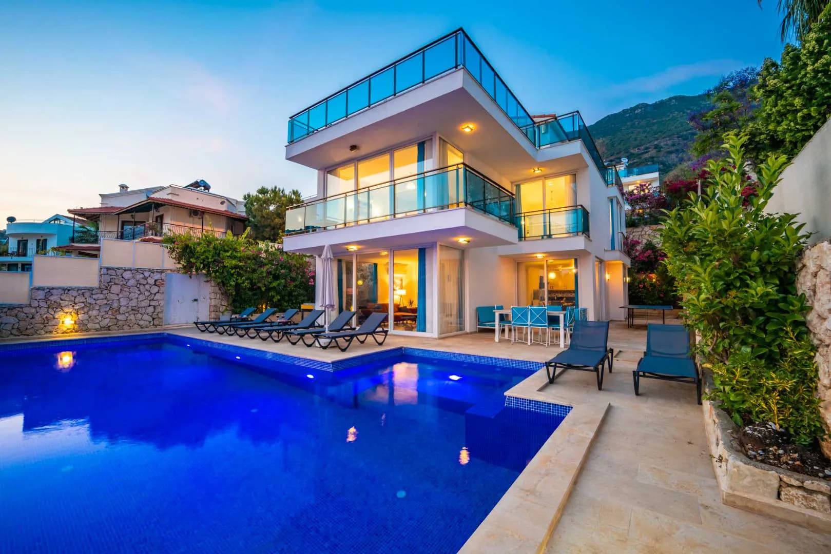 Kaş Kalkan'da Büyük Ailelere Uygun, Özel Havuzlu, Estetik Villa görsel 1