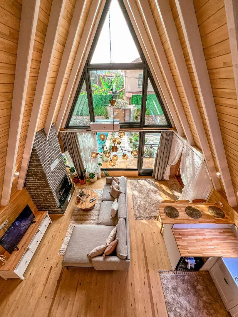 Sapanca Kırkpınar'da Sakin Konumda, Isıtmalı Havuzlu, Modern Bungalov görsel 3