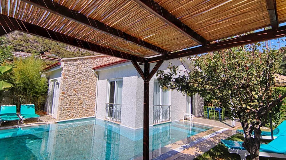 Fethiye Ölüdeniz'de Plaja Yakın, Özel Havuzlu, Kiralık Villa görsel 3