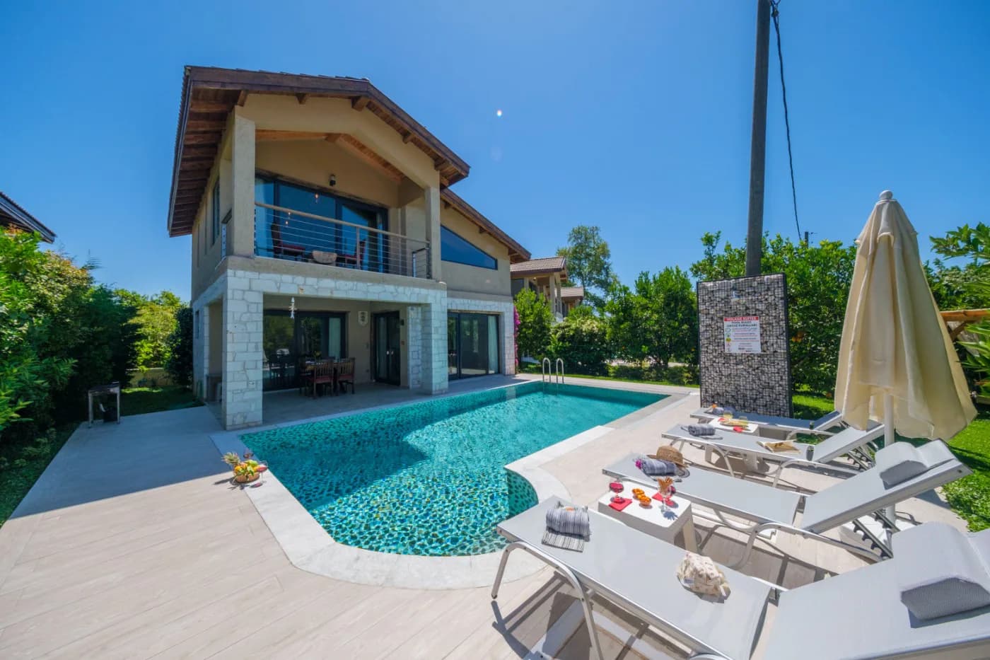Fethiye Yanıklar'da Yemyeşil Bahçeli, Özel Havuzlu, Jakuzili Villa görsel 2