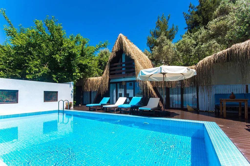 Kaş İslamlar'da Çekirdek Ailelere Uygun, Özel Havuzlu, Estetik Villa görsel 3