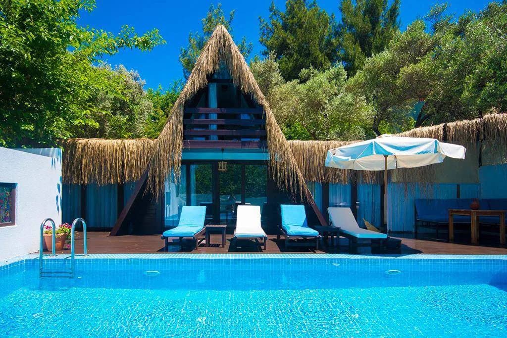 Kaş İslamlar'da Çekirdek Ailelere Uygun, Özel Havuzlu, Estetik Villa görsel 1