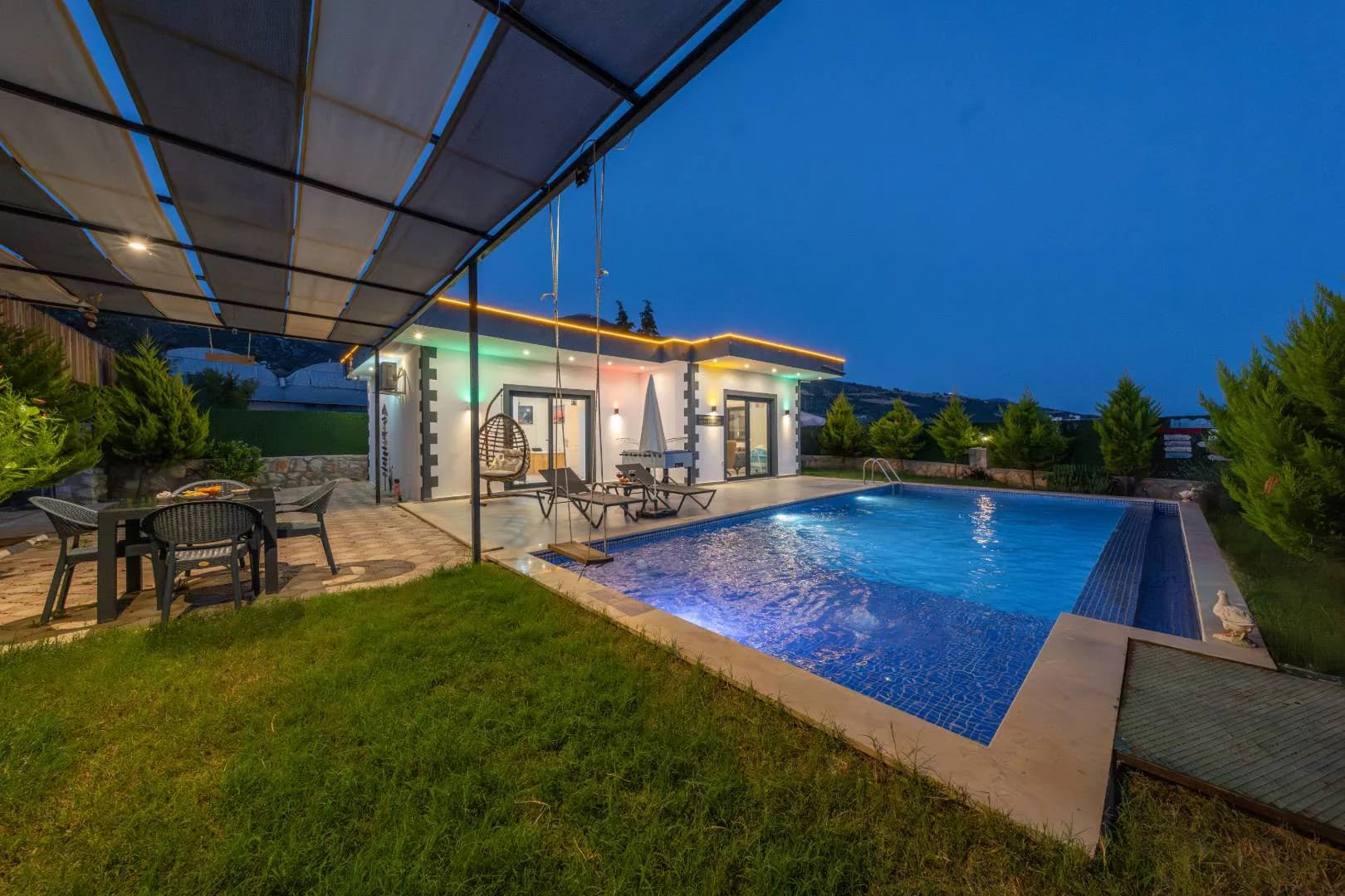 Kaş Çavdır'da Yeşillikler İçerisinde, Özel Havuzlu, Kiralık Villa görsel 3