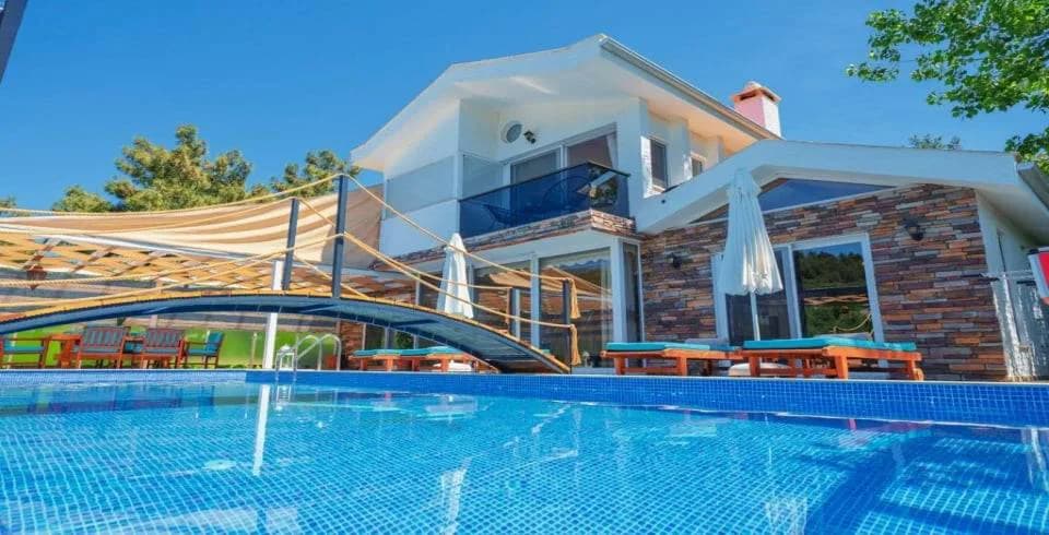Kaş İslamlar'da Enfes Doğada, Özel Havuzlu, Lüks Kiralık Villa görsel 2