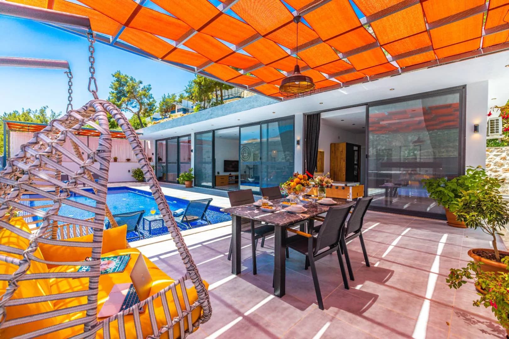 Kaş İslamlar'da Doğa İçerisinde, Özel Havuzlu, Lüks Villa görsel 1