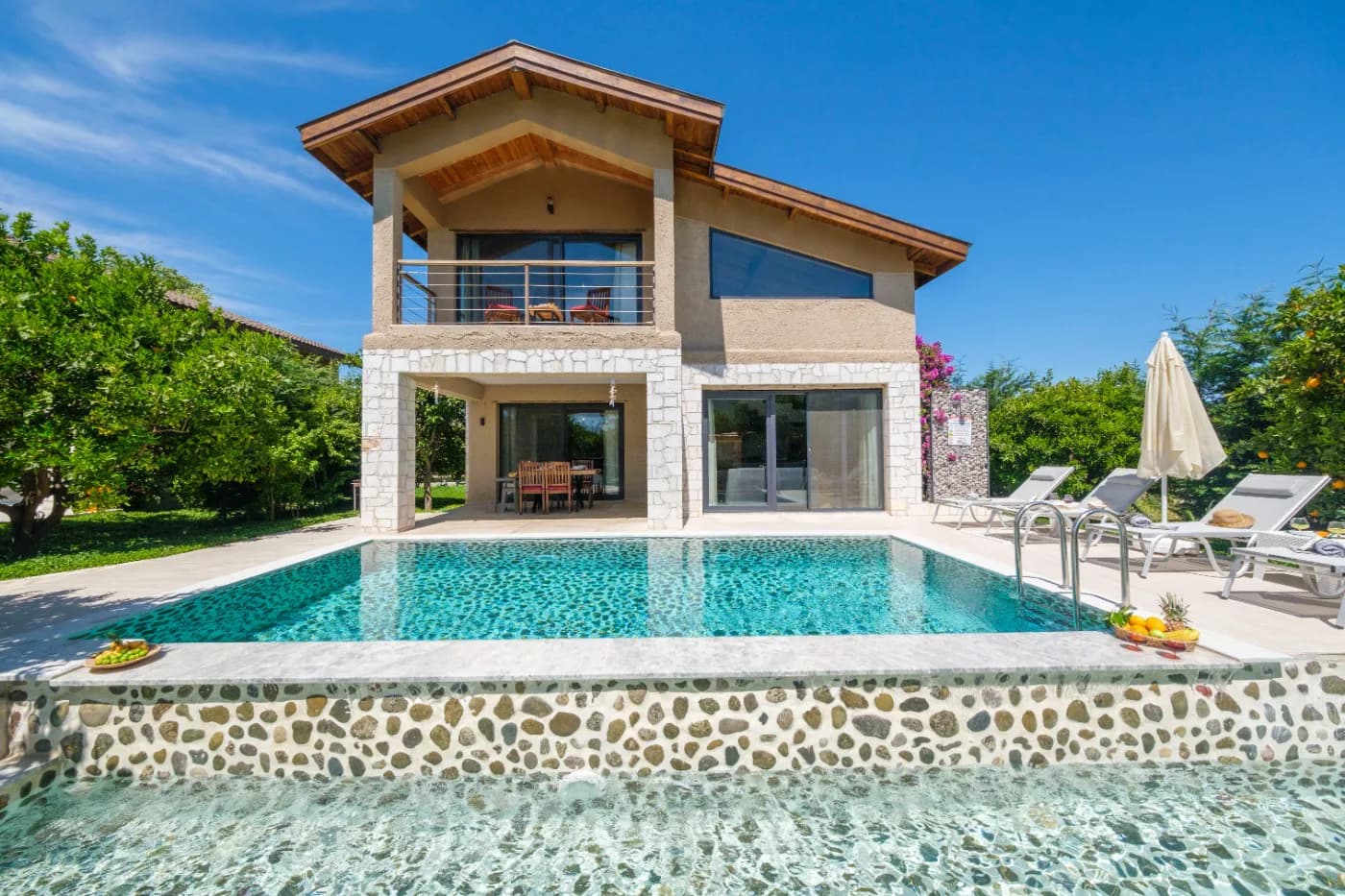 Fethiye'de Portakal Ağaçları Arasında, Özel Havuzlu, Kiralık Villa görsel 1
