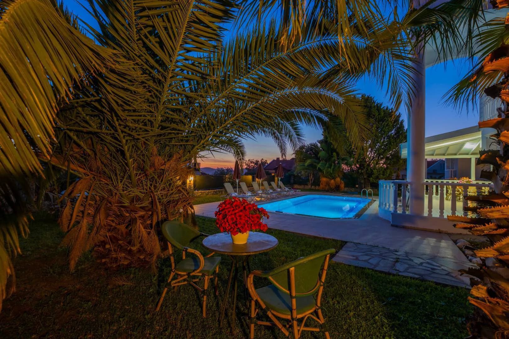 Fethiye Ovacık'ta Panoramik Orman Manzaralı, Özel Havuzlu, Lüks Villa görsel 3