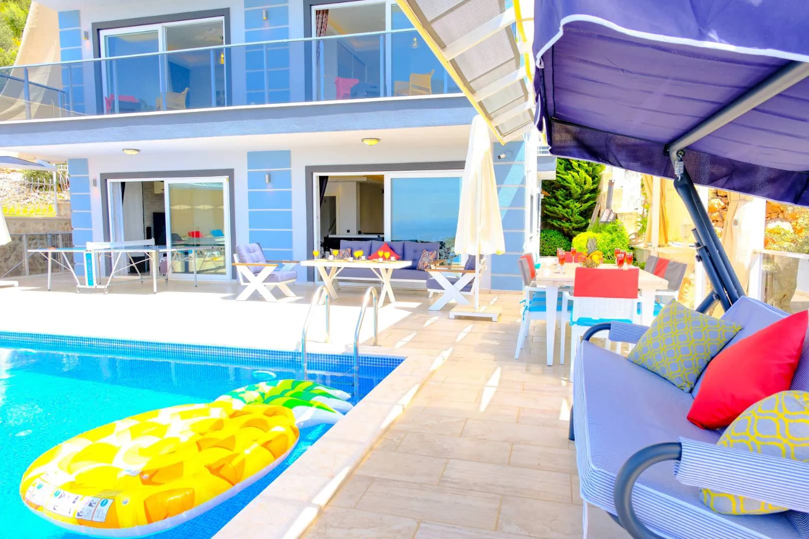 Kaş Bezirgan'da İhtişamlı Deniz Manzaralı, Özel Havuzlu, Lüks Villa görsel 1