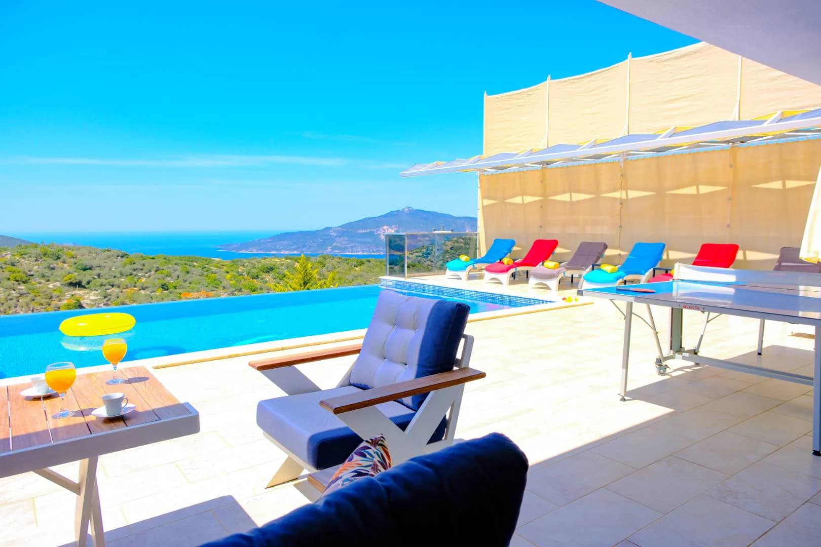 Kaş Bezirgan'da İhtişamlı Deniz Manzaralı, Özel Havuzlu, Lüks Villa görsel 3