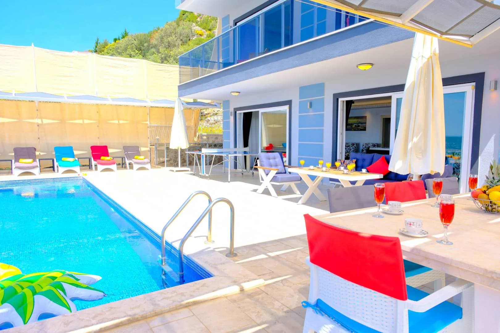 Kaş Bezirgan'da İhtişamlı Deniz Manzaralı, Özel Havuzlu, Lüks Villa görsel 2