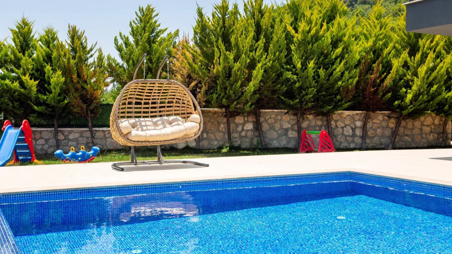 Kaş Sarıbelen'de Orman Manzaralı, Özel Havuzlu, 6 Kişilik Villa görsel 3