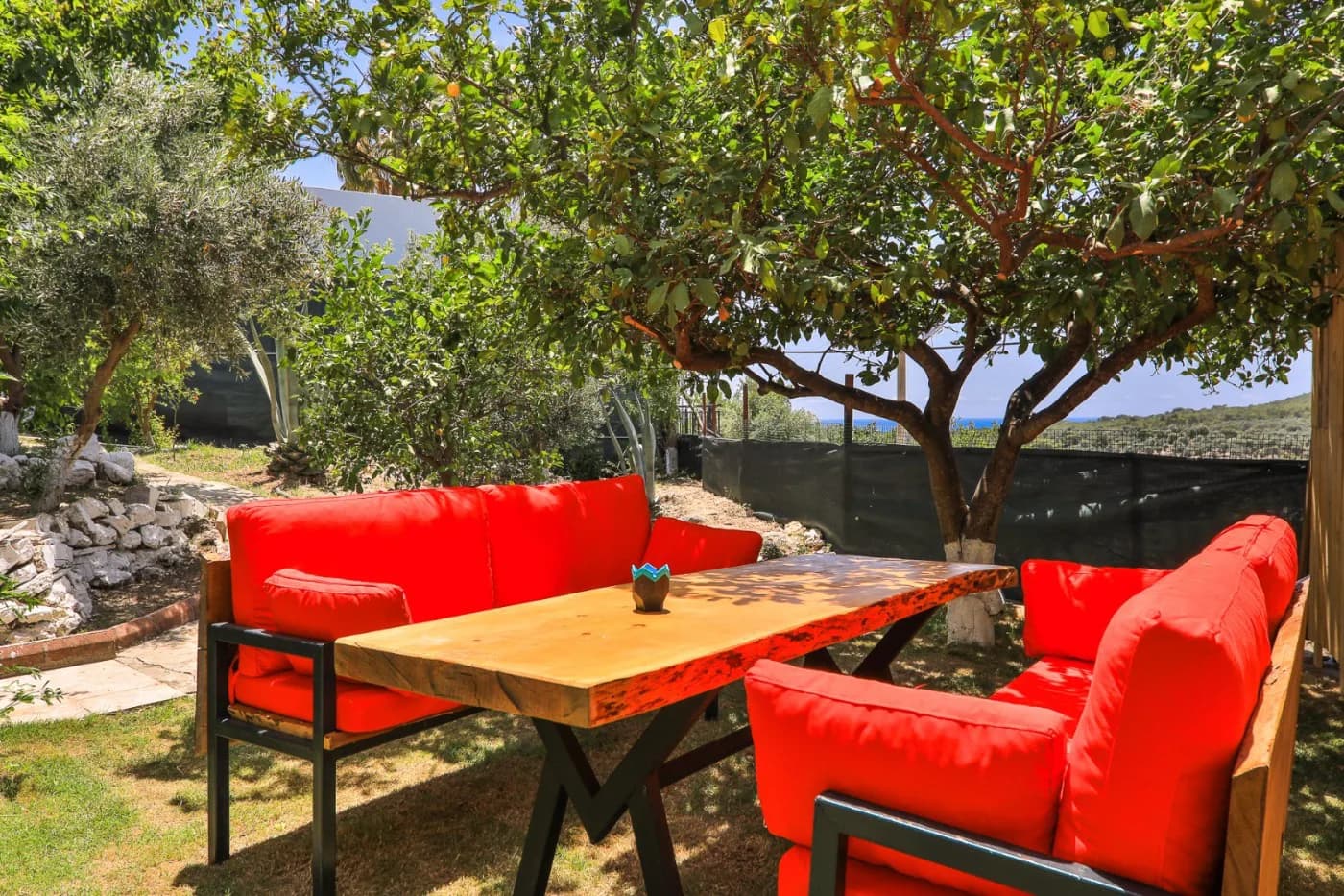 Kaş Patara'da Geniş Bahçeli, Isıtma Havuzlu, Saunalı, Jakuzili Villa görsel 3