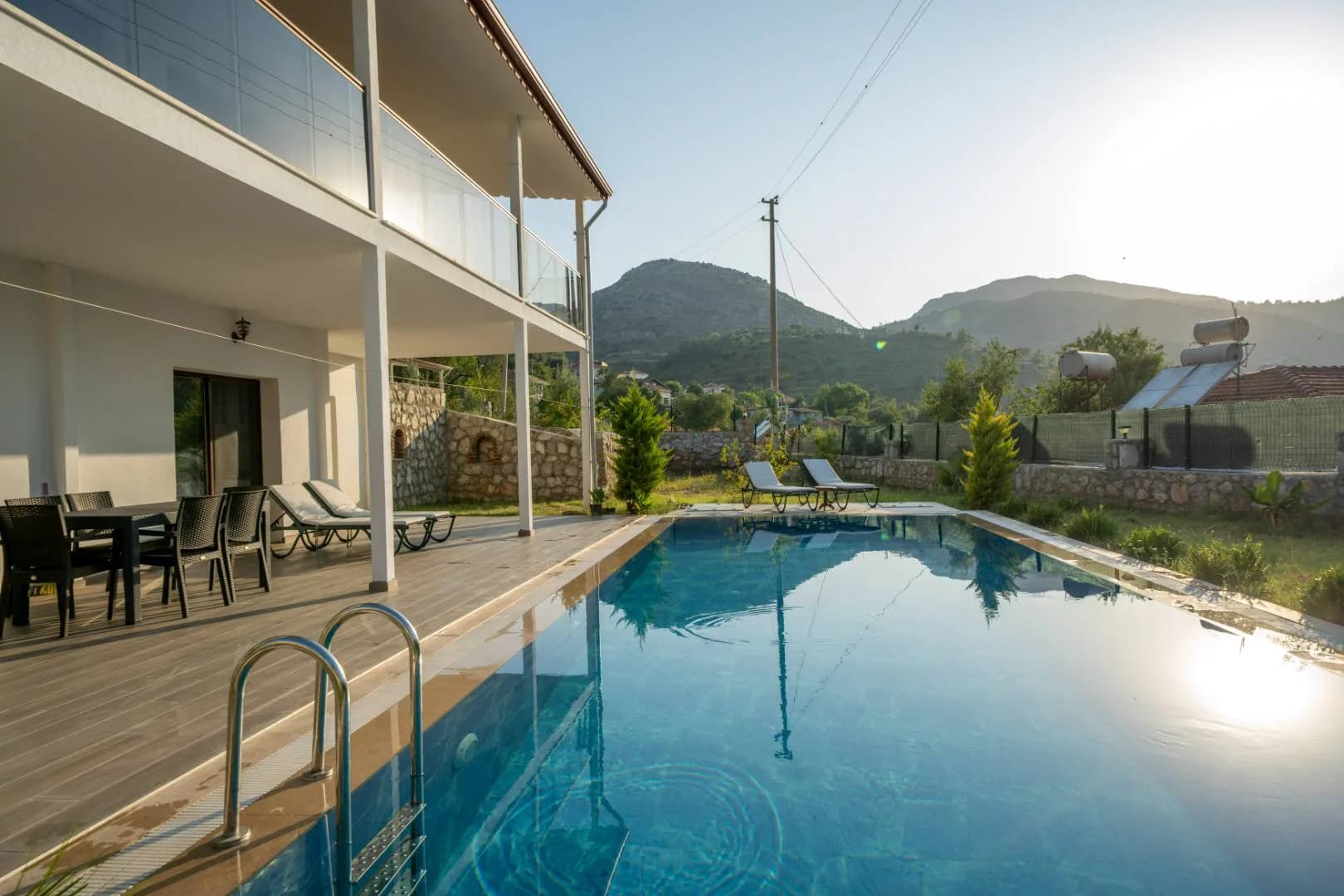 Marmaris Selimiye'de Deniz Manzaralı, Özel Havuzlu, 6 Kişilik Villa görsel 3