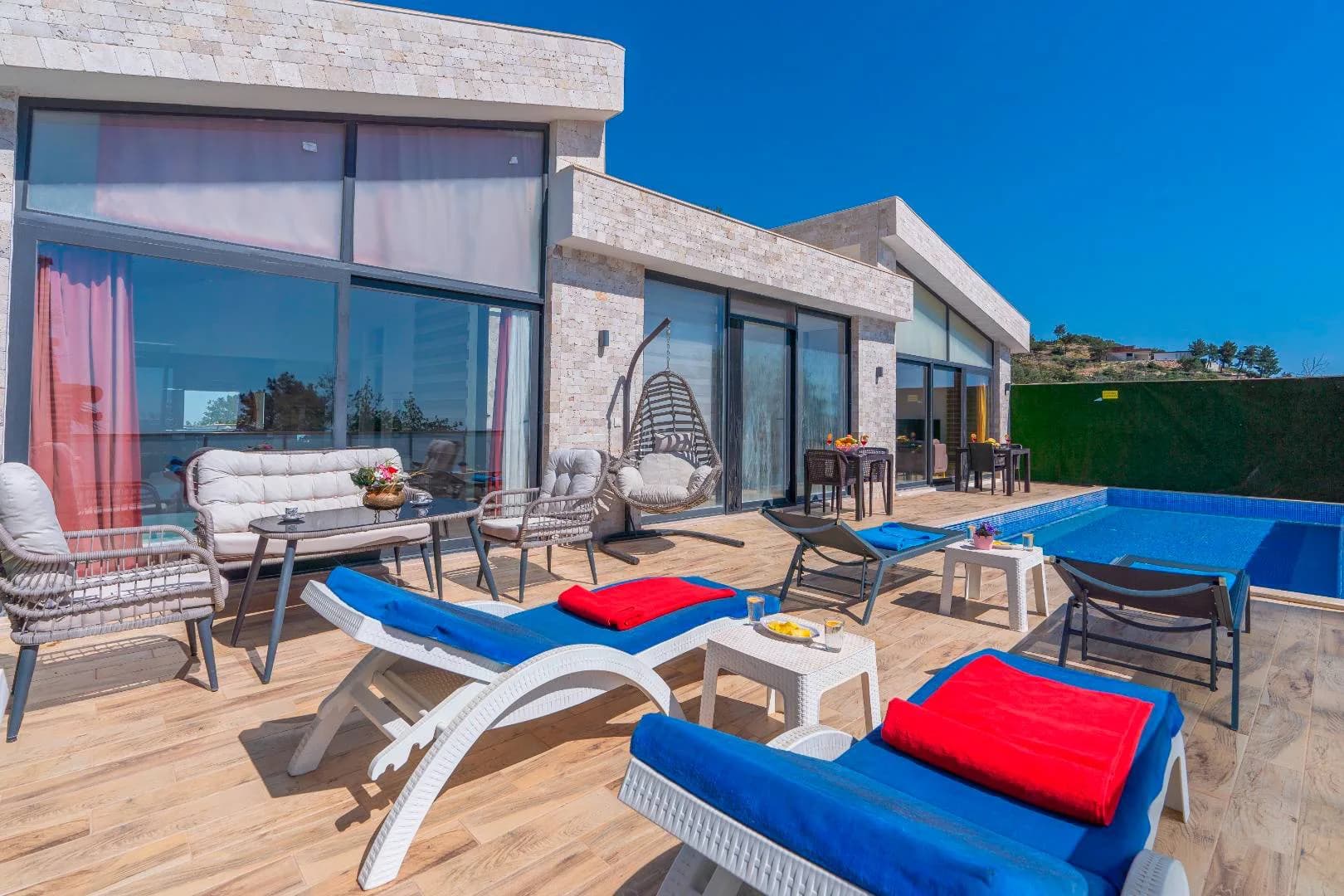 Kaş Üzümlü'de Muhteşem Doğada, Özel Havuzlu, 2+1 Villa görsel 1