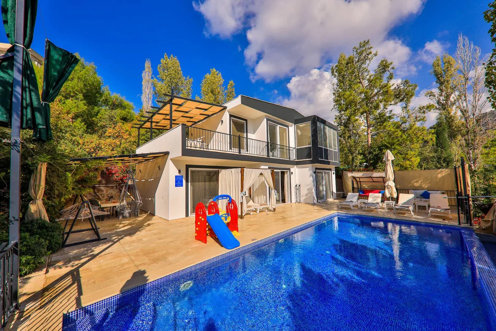 Kaş İslamlar'da Muhteşem Doğada, Özel Havuzlu, Kiralık Villa görsel 2