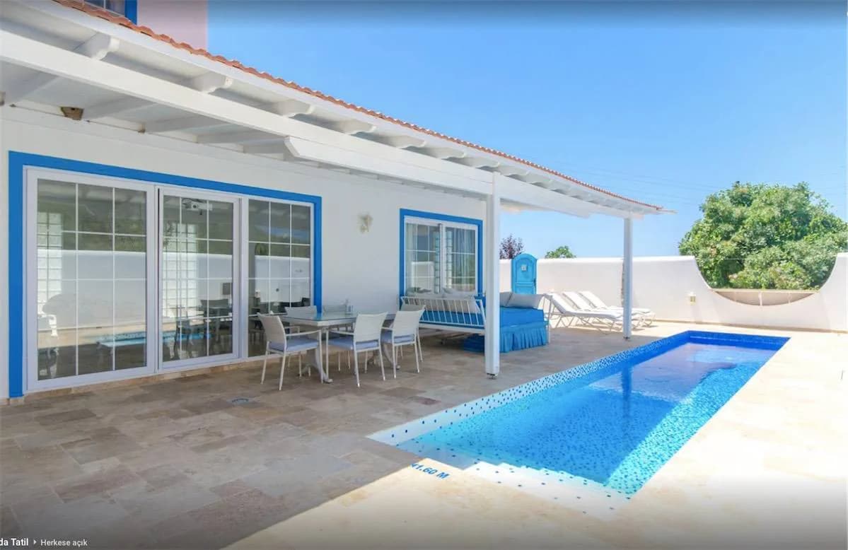 Kaş İslamlar'da Doğayla İç İçe, Özel Havuzlu, Lüks Villa görsel 2