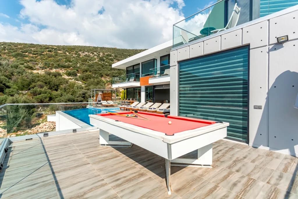 Kaş Kalkan'da Deniz Manzaralı, Özel Havuzlu, Estetik Villa görsel 2