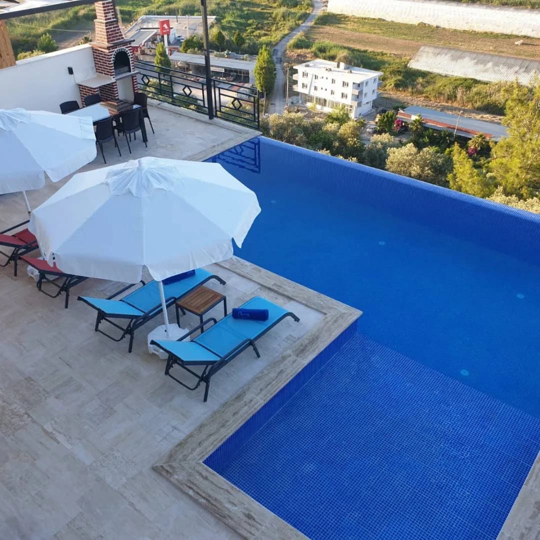 Kaş Yeşilköy'de Eşsiz Doğada, Özel Havuzlu, Jakuzili, Kiralık Villa görsel 3
