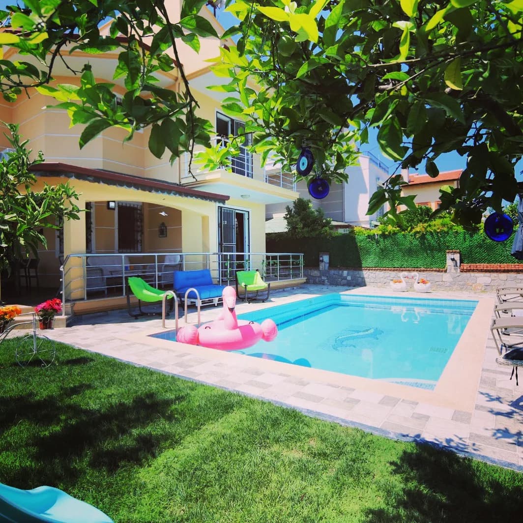 Fethiye Babataşı'nda Merkezi Konumda, Özel Havuzlu, Kiralık Lüks Villa görsel 2