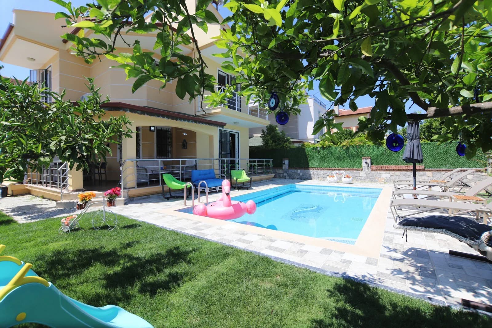 Fethiye Babataşı'nda Merkezi Konumda, Özel Havuzlu, Kiralık Lüks Villa görsel 3