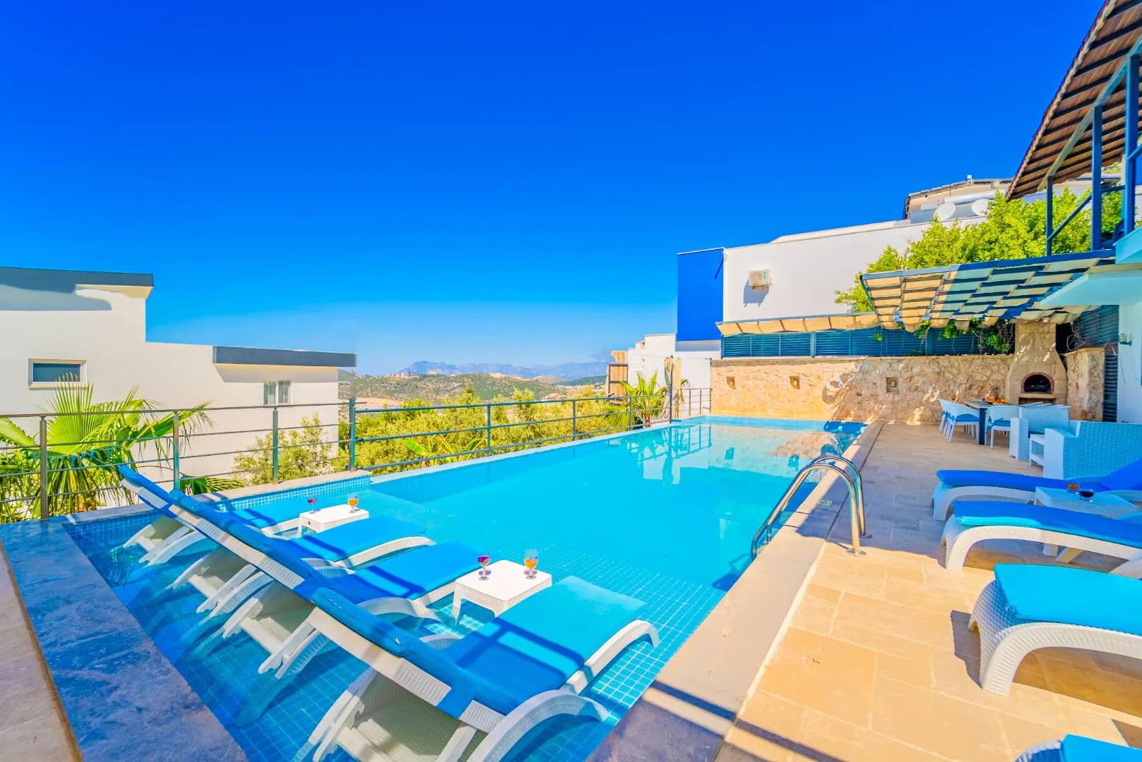 Kaş Kördere'de Eşsiz Deniz Manzaralı, Özel Havuzlu, Lüks Villa görsel 3