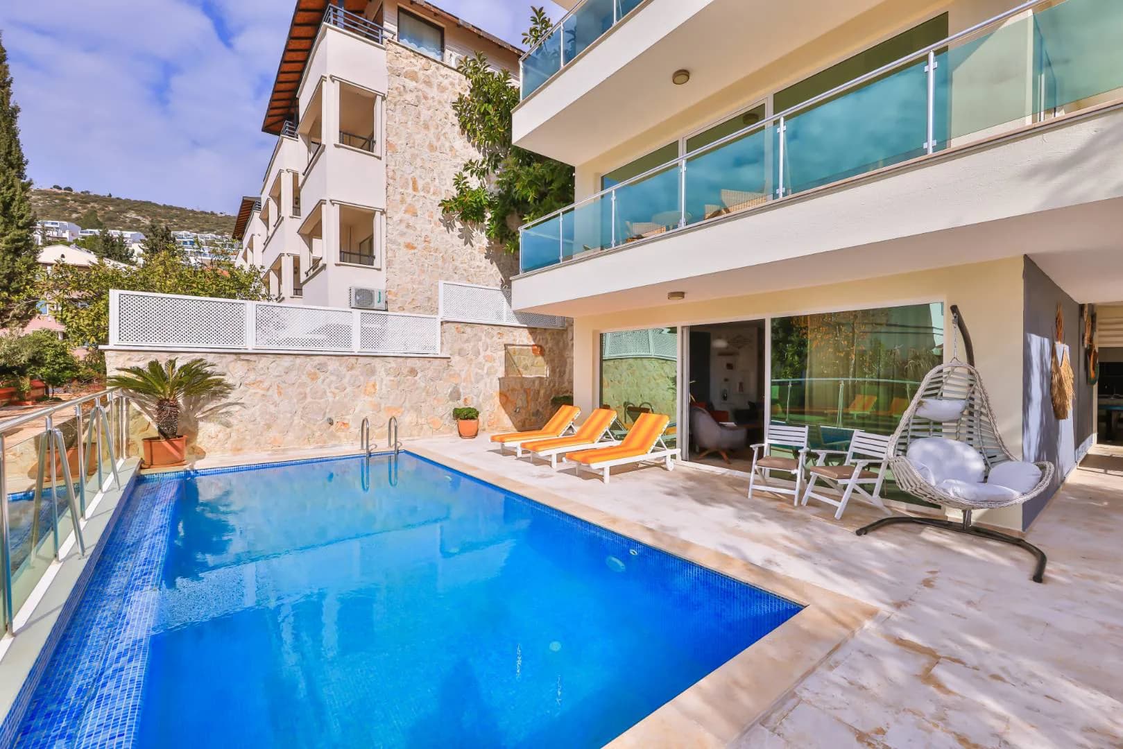 Kaş Kalkan'da Deniz Manzaralı, Özel Havuzlu, 3+1 Villa görsel 3