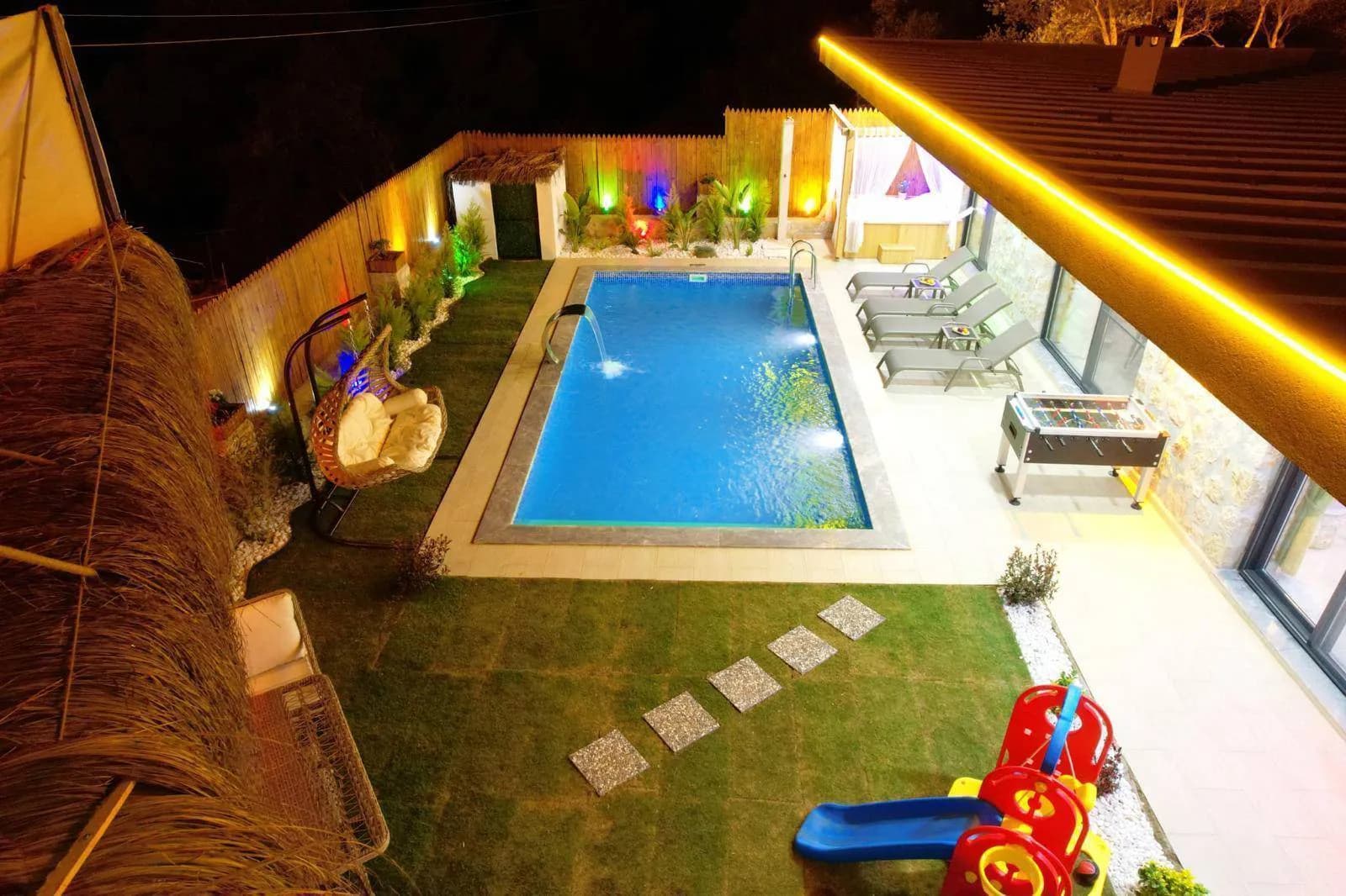 Kaş İslamlar'da Balayı Çiftlerine Uygun, Özel Havuzlu, Taş Villa görsel 2