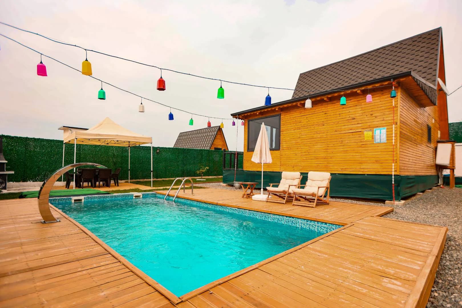 Sapanca Kırkpınar'da Enfes Doğada, Isıtmalı Havuzlu, Kiralık Bungalov görsel 2