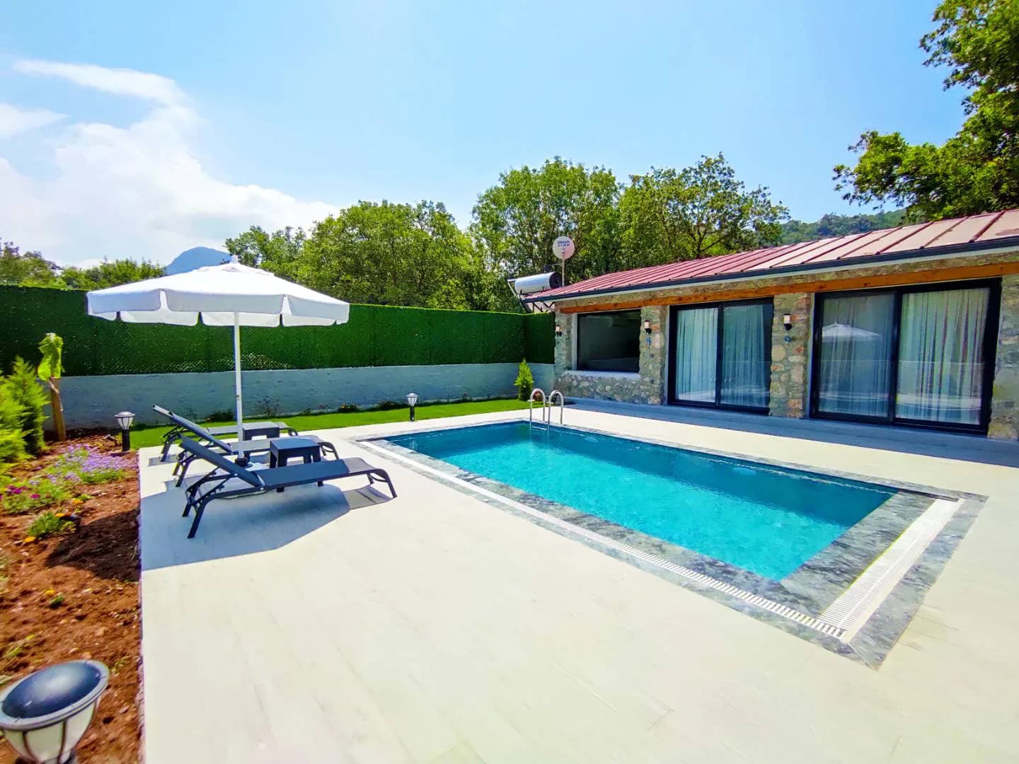 Fethiye Kayaköy'de Balayı Çiftlerine Uygun, Özel Havuzlu, 2 Kişilik Villa görsel 3