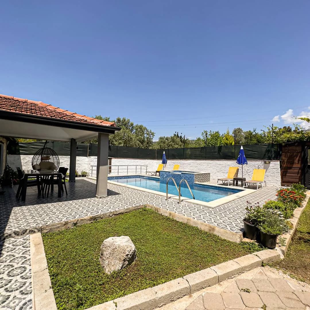 Fethiye Kayaköy'de Enfes Doğada, Özel Havuzlu, Jakuzili Kiralık Villa görsel 2