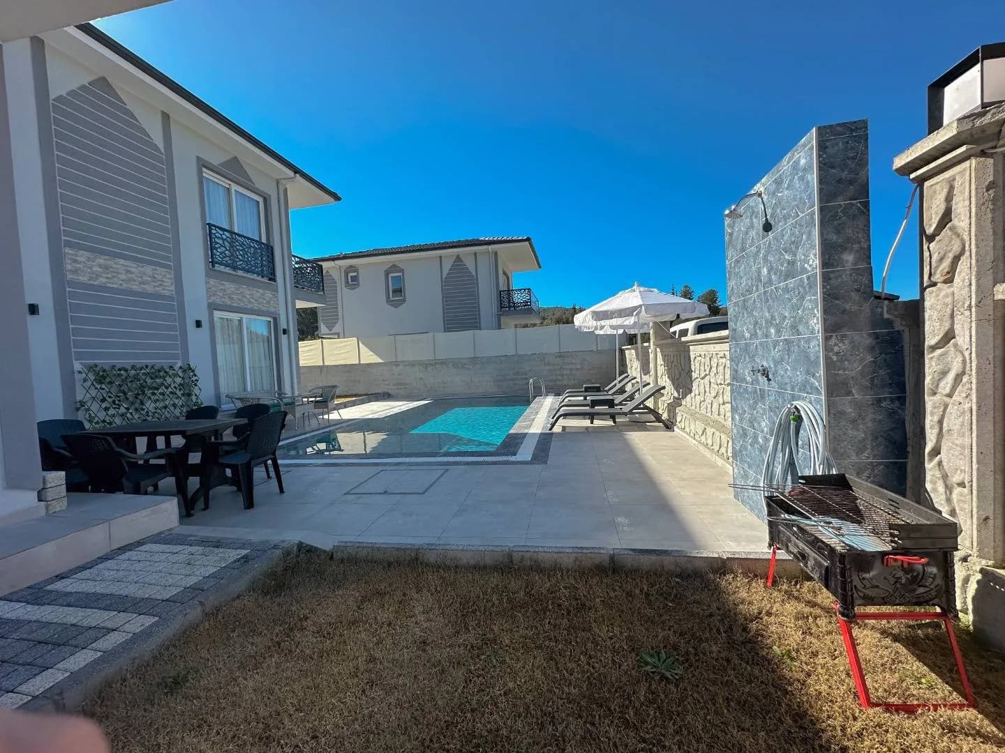 Fethiye Yeşilüzümlü'de Doğa İçerisinde, Özel Havuzlu, Konforlu Villa görsel 3