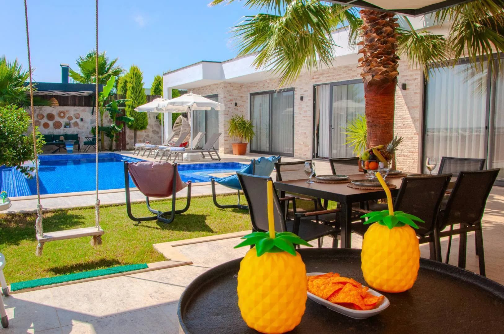 Kaş Çavdır'da Sakin Konumda, Özel Havuzlu, Lüks Villa görsel 3