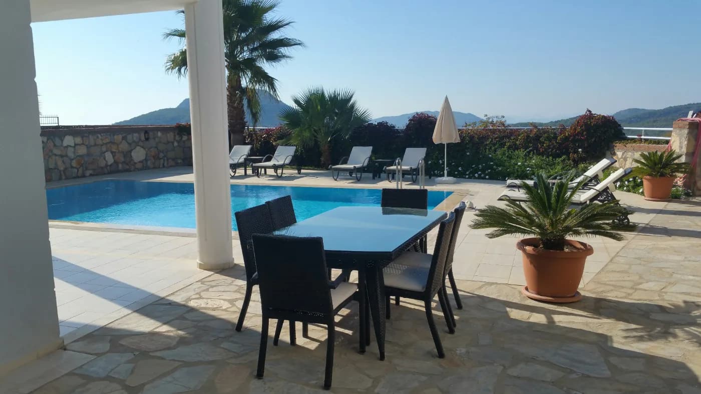 Fethiye Ölüdeniz'de Aile Gruplarına Uygun, Özel Havuzlu, Estetik Villa görsel 3