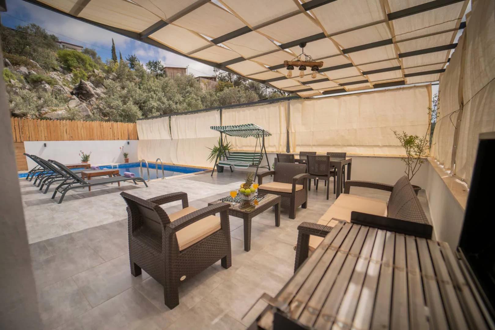 Kaş Patara'da Gözlerden Uzak, Özel Havuzlu, Jakuzili, Kiralık Villa görsel 3