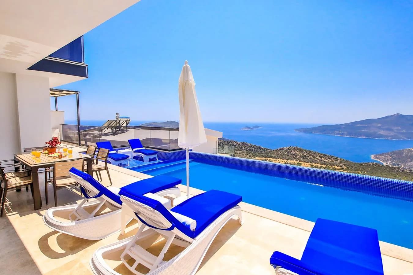 Kaş Bezirgan'da Deniz Manzaralı, Özel Havuzlu, Jakuzili, 3+1 Villa görsel 2