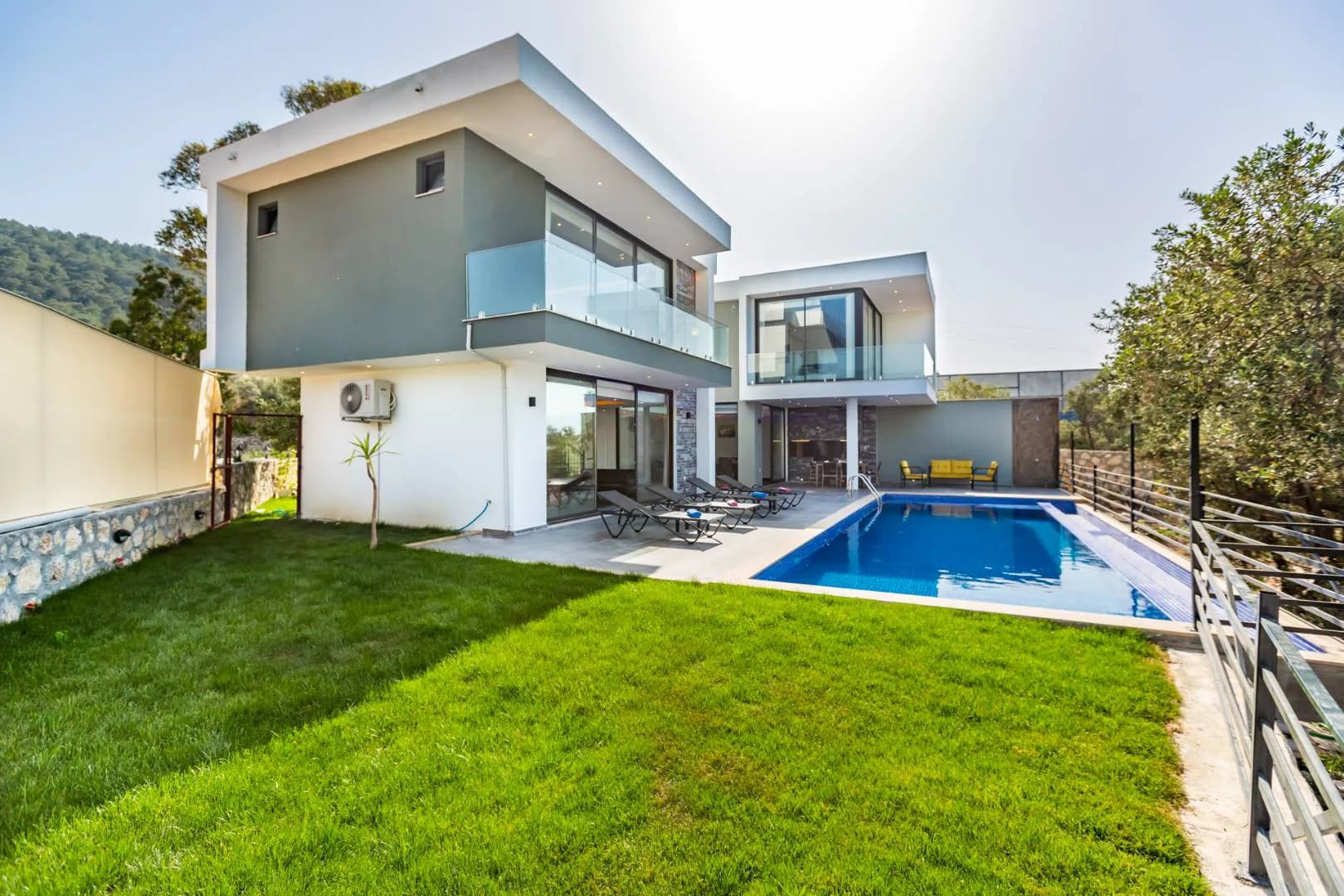 Kalkan Patara'da Huzur Dolu Doğada, Özel Havuzlu, Modern Villa görsel 3