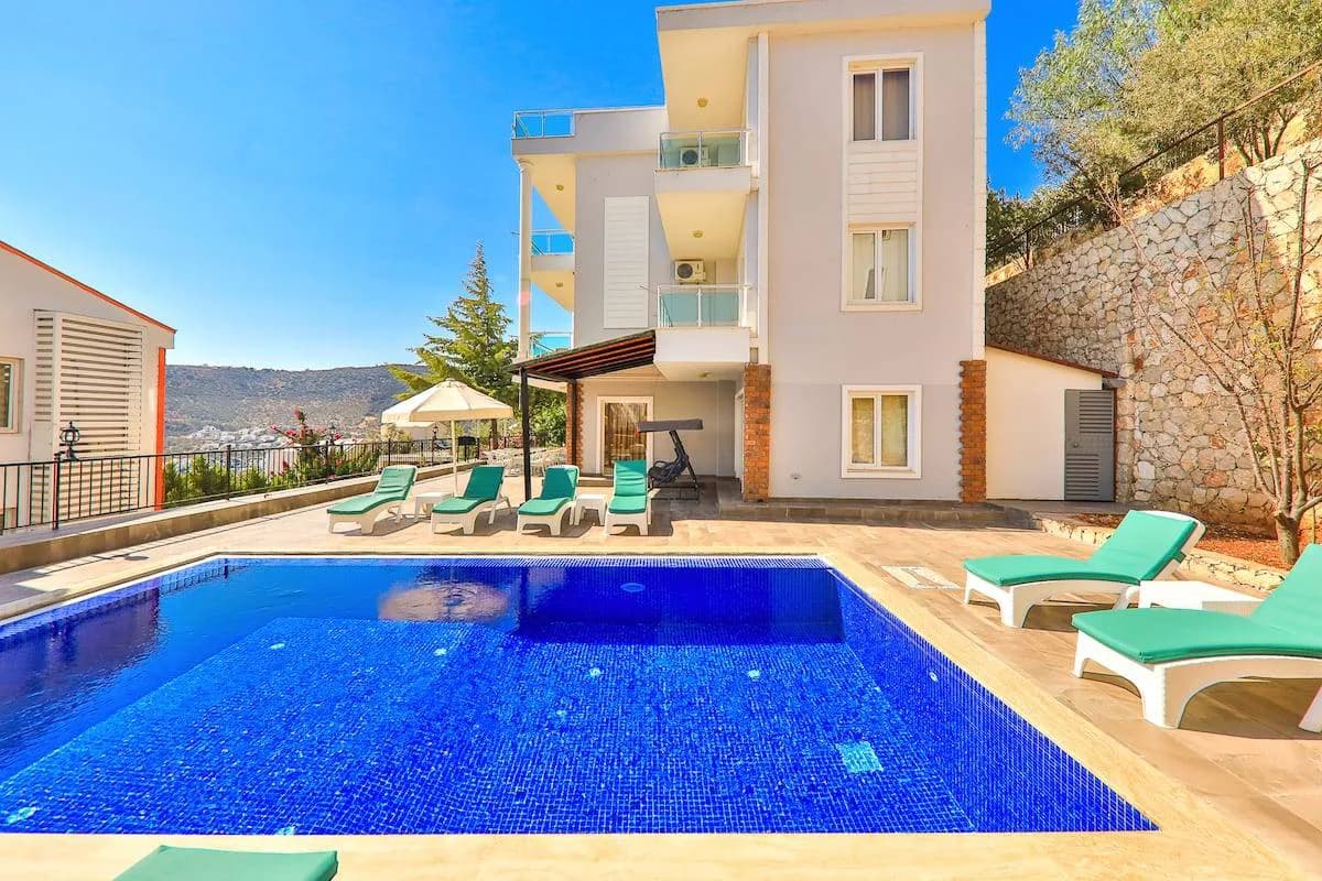 Kaş Kalkan'da Merkezi Konumda, Özel Havuzlu, Lüks Villa görsel 2
