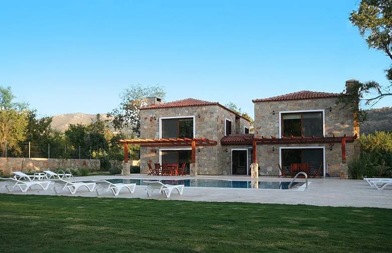 Bodrum Yalıkavak'ta Doğanın İçinde, Özel Havuzlu, Taş Villa görsel 2