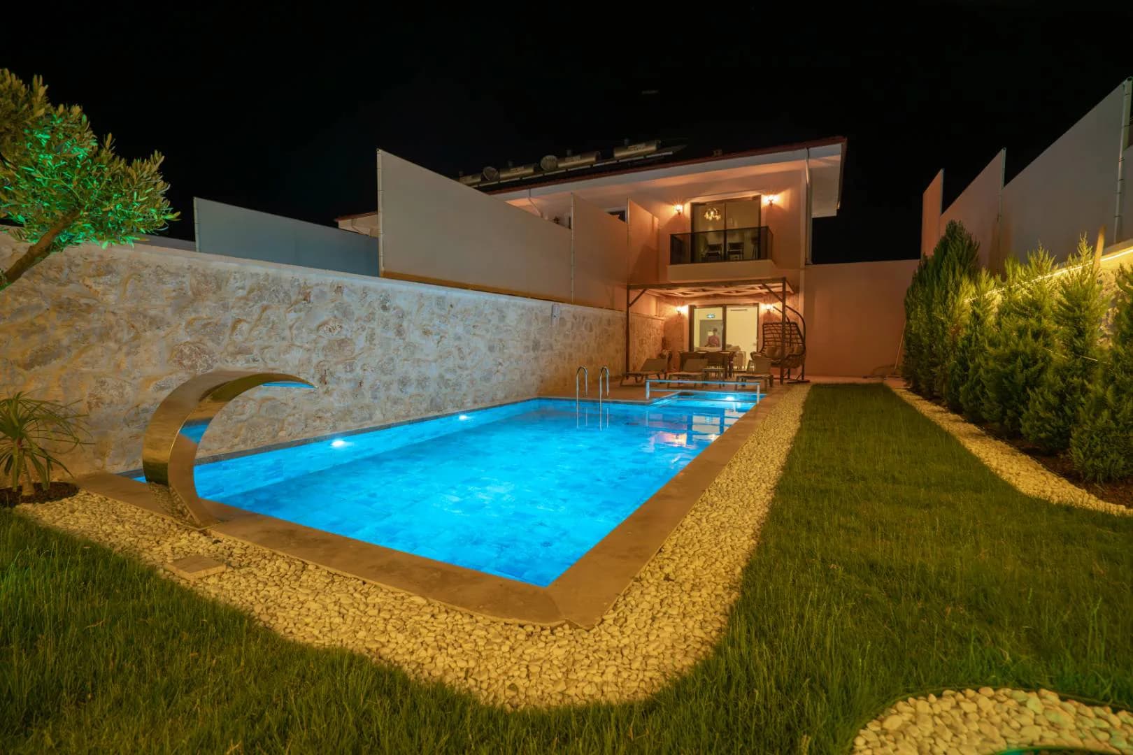 Kaş Kasaba'da Balayı Çiftlerine Uygun, Özel Havuzlu, Tatil Villası görsel 2
