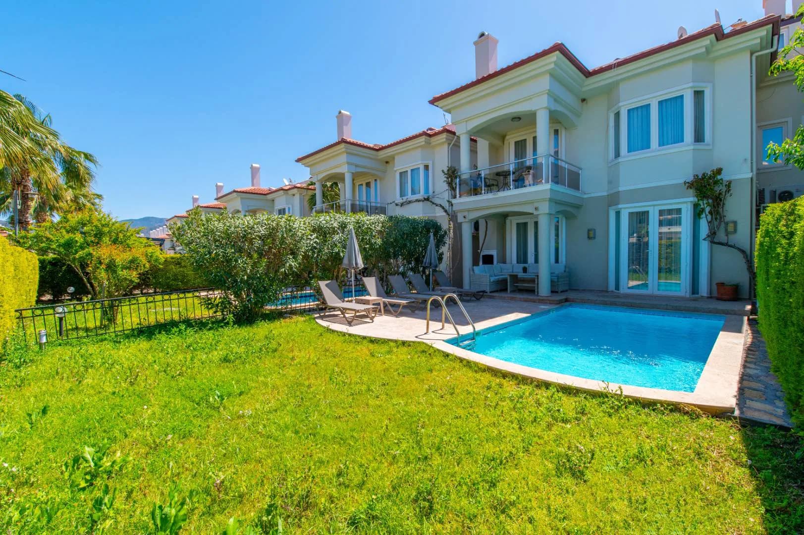 Fethiye'de Tesis İçerisinde, Özel Havuzlu, 10 Kişilik Villa görsel 2