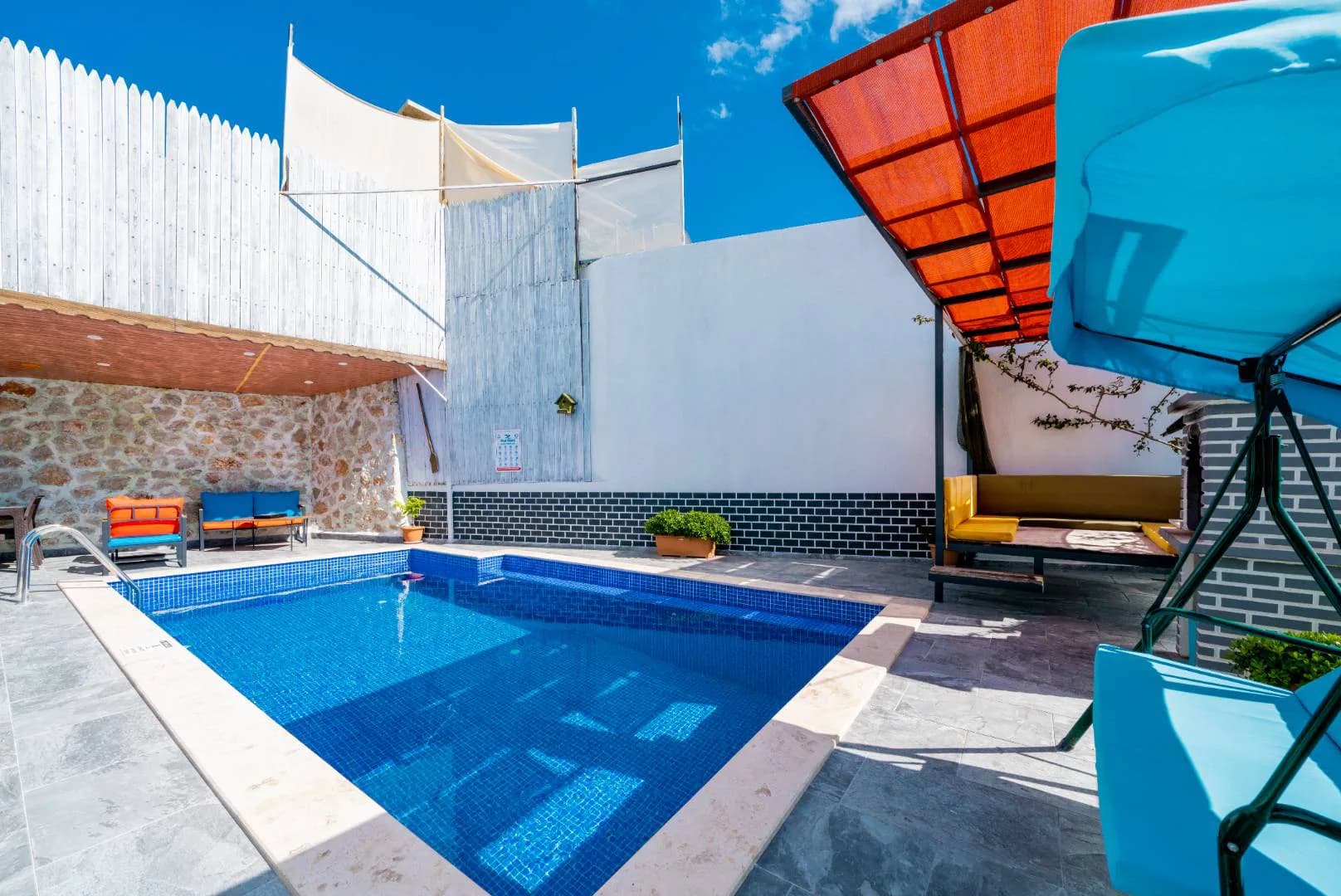 Kaş Yeşilköy'de Huzurlu Doğada, Özel Havuzlu, Balayı Villası görsel 3