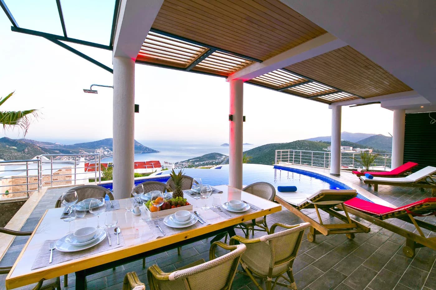 Kaş İslamlar'da Muhteşem Doğada, Özel Havuzlu, Lüks Villa görsel 3