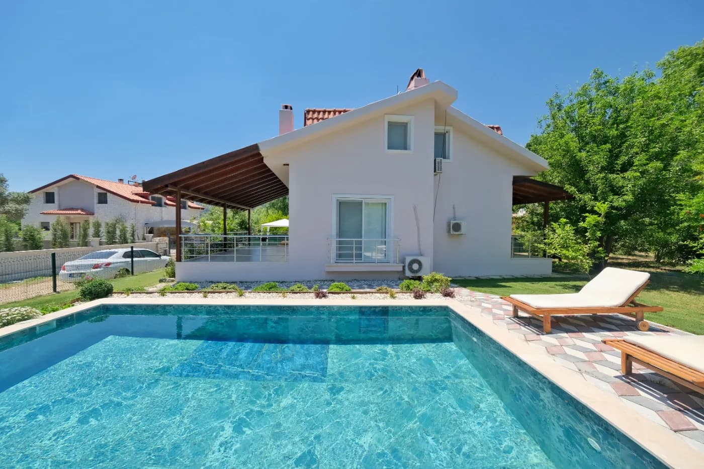 Fethiye İnlice'de Harika Doğa Manzaralı, Özel Havuzlu, 6 Kişilik Villa görsel 2