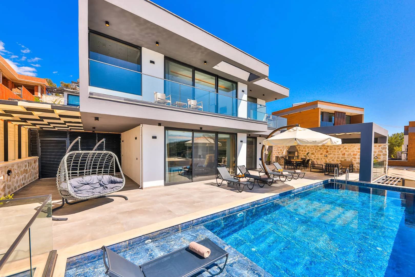 Kaş Kalkan'da Muhteşem Doğa İçerisinde, Özel Havuzlu, Kiralık Villa görsel 3