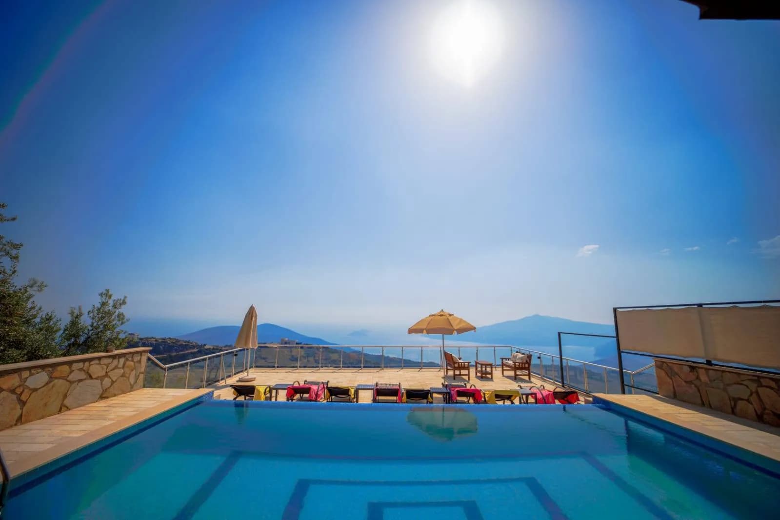 Kaş Bezirgan'da Harika Deniz Manzaralı, Özel Havuzlu, Jakuzili Villa görsel 3