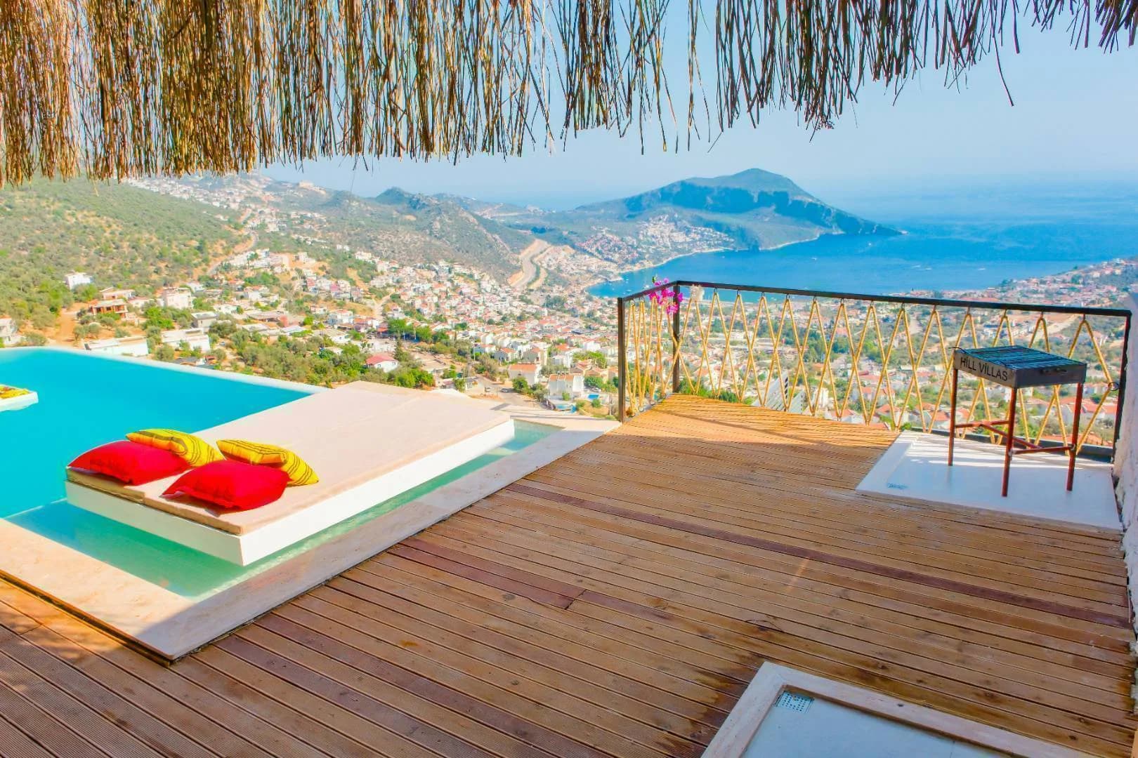 Kaş İslamlar'da Muhteşem Deniz Manzaralı, Özel Havuzlu, Tiny House görsel 2