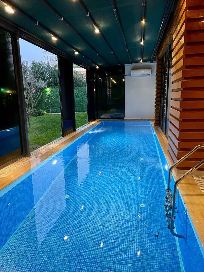 Sakarya Sapanca'da Doğa Manzaralı, Kapalı Isıtmalı Havuzlu, Kiralık Villa görsel 3